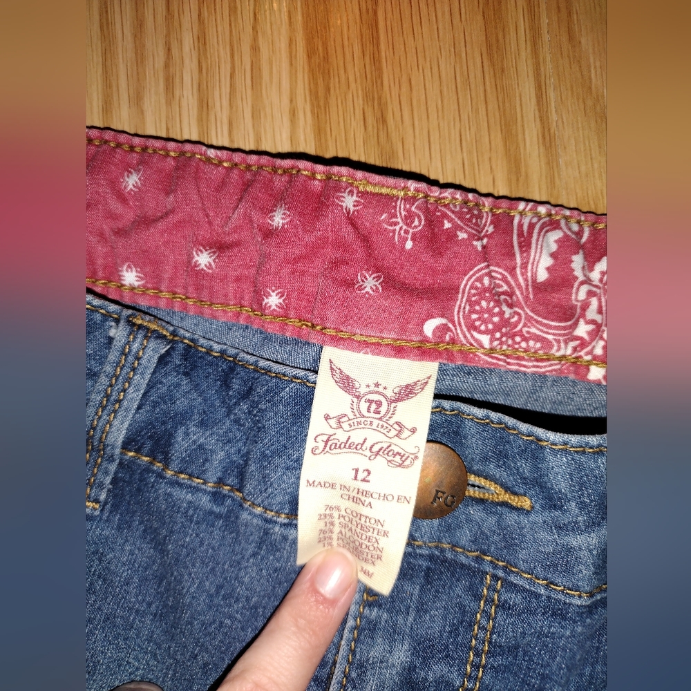 SOLD.   Faded Glory Jean Shorts